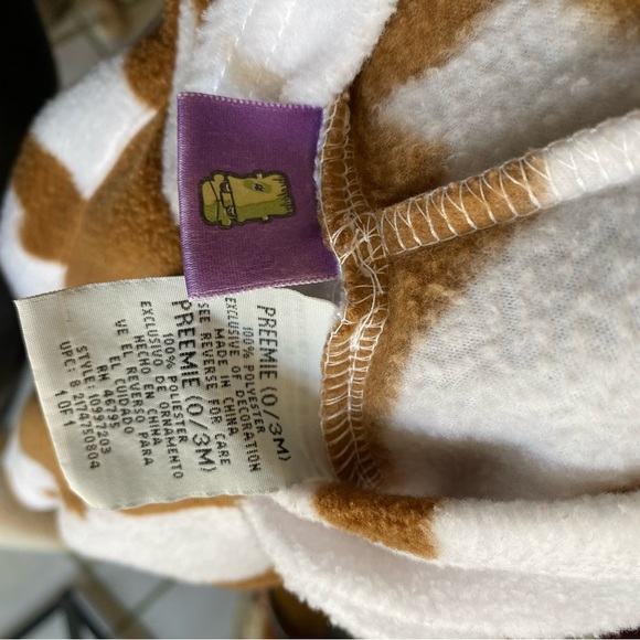 Preemie 0-3mo cow Halloween costume - Picture 3 of 3